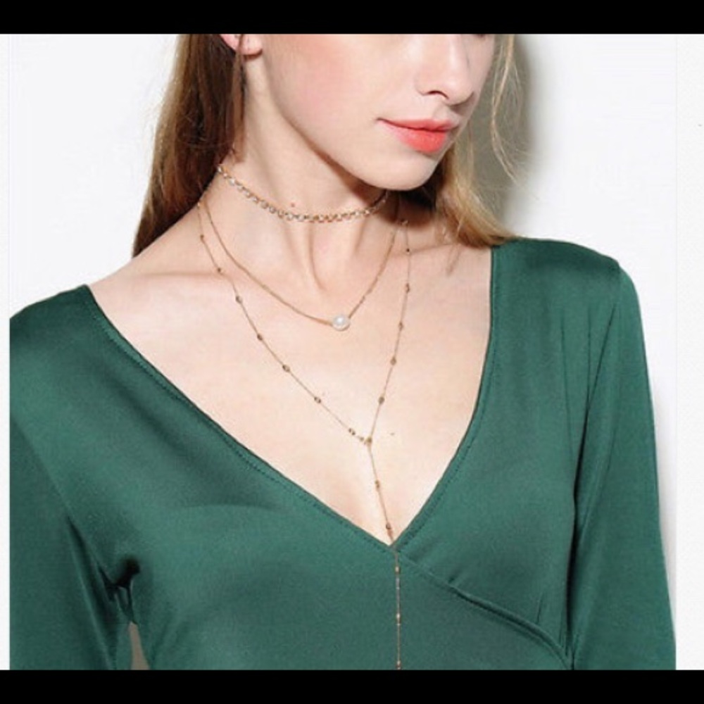 ❤️gorgeous multilayer statement necklace - Picture 3 of 8